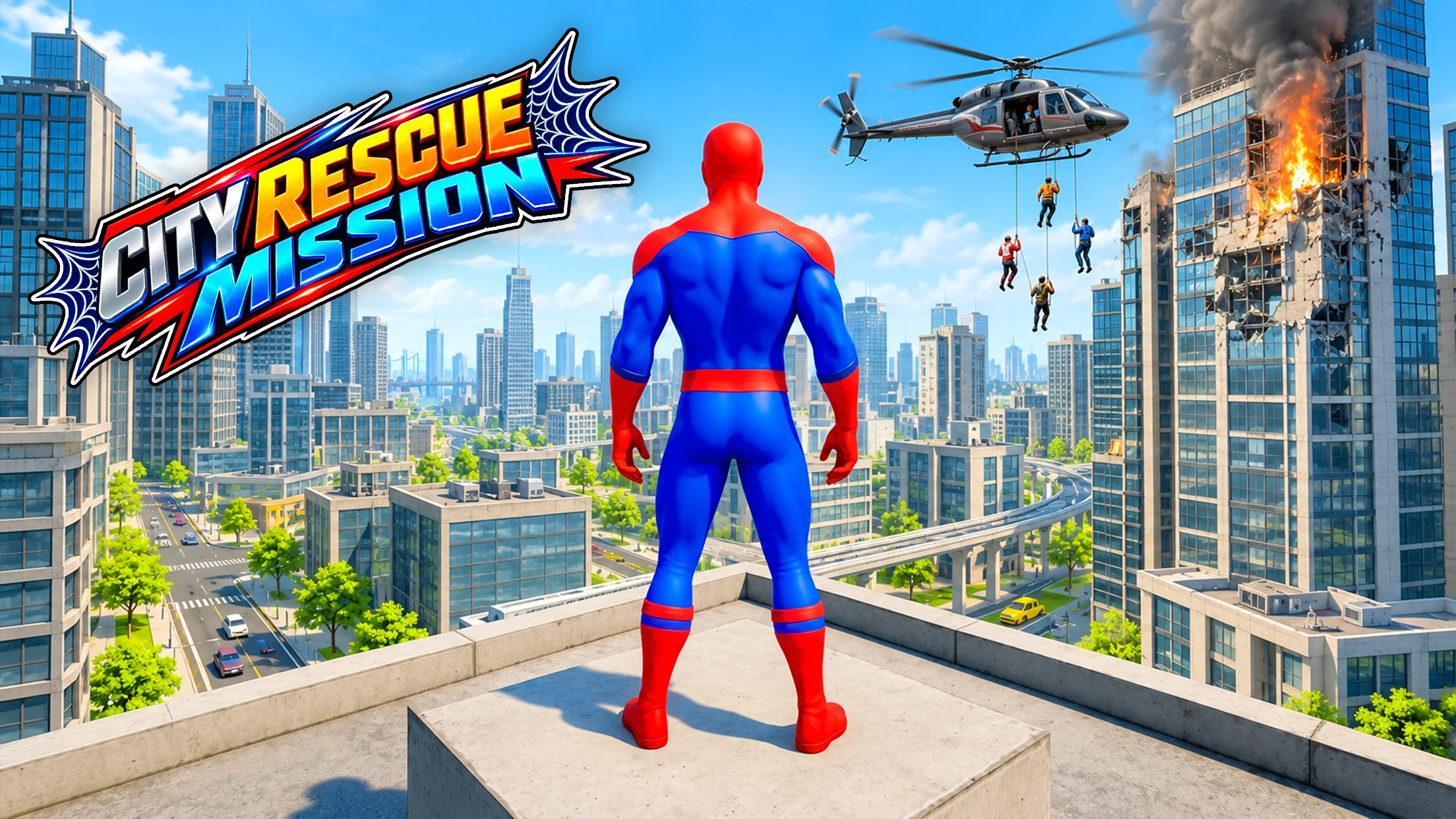 Super Rope Hero Battle 3D screenshot