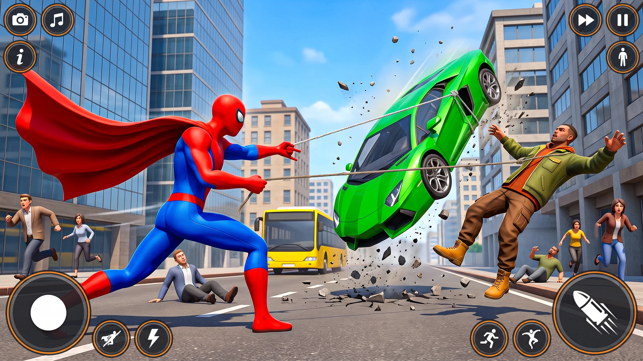 Super Rope Hero Battle 3D screenshot