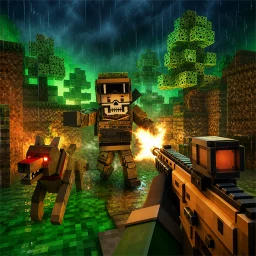 أيقونة Pixel Guns: Zombie Survival